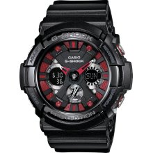 G-Shock - 200SH Red Accent Watch in Black