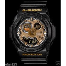 Ga-300a-1a Black X-large Anslog Digital Resin Band Japan G-shock Casio Watch