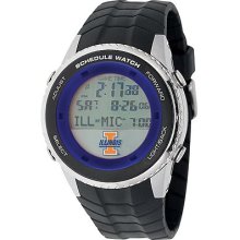 Game Time Illinois Fighting Illini Stainless Steel Digital Schedule