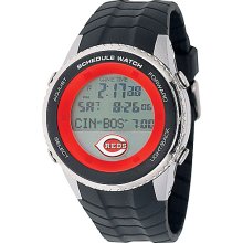 Game Time Schedule Watch - MLB - Cincinnati Reds Black