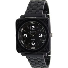 Geneva Platinum Men's 2045.Black Black Ceramic Quartz Watch with ...