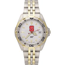 Gents NCAA North Carolina State University Wolfpack Watch In Stainless Steel