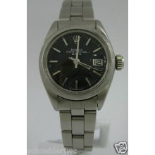 Genuine Vintage Rolex Ladies Date 6919 Oyster Automatic Stainless Steel 1978