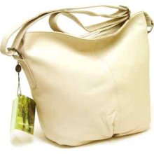 Gianni Conti Beige Leather Handbag 226639