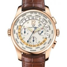 Girard Perregaux World Time Watch Mens 49815-52-151-BACA