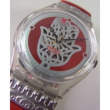 Gk213 Swatch 1996 Wise Hand Fatma Authentic Swiss Made