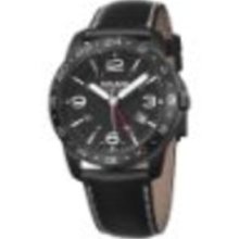 Golana Swiss Men's AE310-1 Aero Steel Leather Two Time Zone