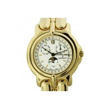 Gold Bertolucci Pulchra Moonphase Chronograph Watch