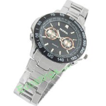 Good Jewelry Round Dial Men's Sports Wrist Watch