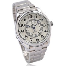 Gorgeous Men Stainless Steel Mechanical Wrist Watch M7