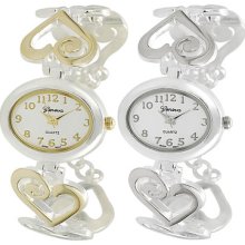 Gp By Brinley Co. Women's Heart Toggle Watch