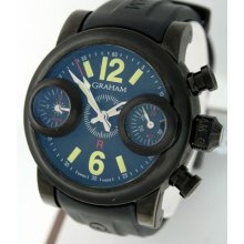 Graham Swordfish Big 12-6 Pvd Stainless Steel Limited Edition Rare 46mm Watch.