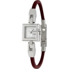 Gucci 102G G-Watch Steel Red Petite Ladies Watch YA102503 ...