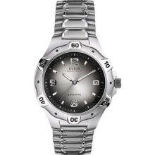 Guess Men Stainless Steel Case And Band W/grey Gradient Dial Watch U11511g1