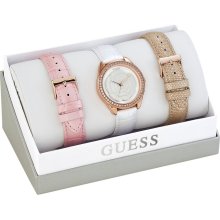 GUESS Roses-In-The-Round Boxed Watch Set