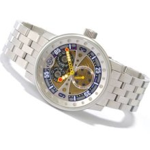 GV2 by Gevril Men's Powerball Limited Edition Swiss Made Quartz Stainless Steel Bracelet Watch