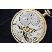 Hamilton 974 Pocket Watch Pendant Set 17 Jewels - Custom Hamilton Dial