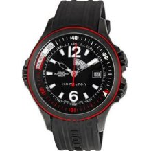 Hamilton Navy Gmt Automatic H77585335 Pvd Rubber