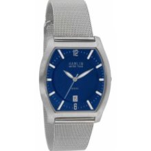 Hamlin Men's Blue Sunray Dial & Stainless Steel Bracelet Watch