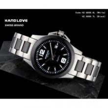 Handlove Sz06-H2-8808-7L Handlove Stylish Fashion Womens Black Swiss Watch