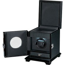 High Quality Volta Carbon Fiber Single Automatic Watch Winder Box