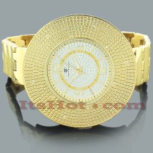 Hip Hop Watches: Super Techno Diamond Mens Watch 0.12ct