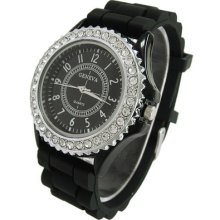 Hot Selling Colorful Lady Womens Jelly Crystal Quartz Casual Wrist Watch Watches