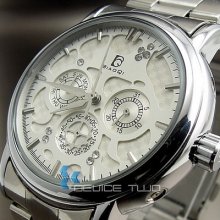 Hours Dial Week Day Mechanical Automatic Steel Unisex Men Wrist Watch Hw026