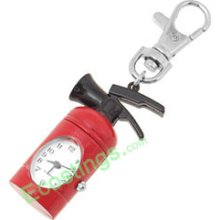 Hydrant Quartz Pocket Watch + Key Chains