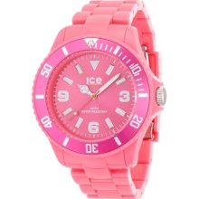 Ice-Watch Unisex Solid SD.PK.B.P.12 Pink Plastic Quartz Watch wit ...