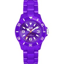 Ice-Watch Women's Quartz Watch With Purple Dial Analogue Display And Purple Plastic Or Pu Bracelet Sd.Pe.S.P.12