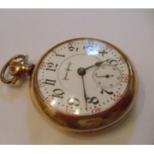 Illinois 21 Jewel18 Size Bunn Special Pocket Watch Wow