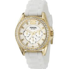 In Box Fossil Women's Classic Chronograph Watch Es2348