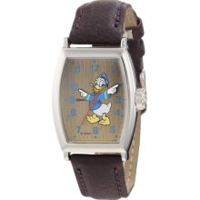 Ingersoll Disney Ind 25547 Classic Time Donald Duck Brown Dial Watch