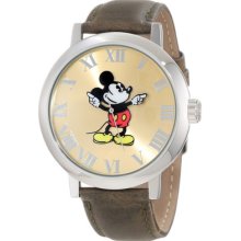 Ingersoll Disney Ind 26095 Classic Time Presentation Mickey Beige Dial Watch