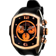 Invicta 10065 Lupah Revolution Chrono Black Rubber Strap Men's Watch