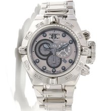 Invicta 11589 Men's Watch Subaqua Iv Silver Dial Quartz Chrono Ss