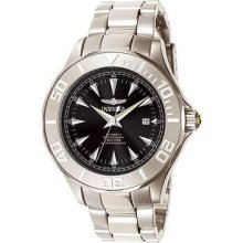 Invicta 7034 Men's Ocean Ghost Ii Stainless Steel Band Black Dial Watch