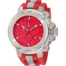 Invicta Coalition Forces Sport Chronograph S.s. Red Dial/poly. Watch 11666