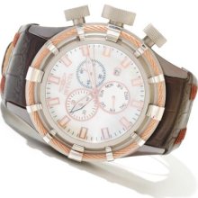 Invicta Men's Bolt Limited Edition Quartz Ceramic Mother-of-Pearl Watch w/ 20-Slot Collector's Box B