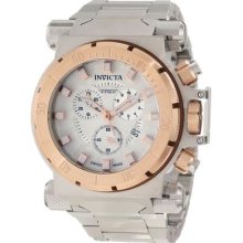 Invicta Mens Coalition Force Swiss Made Chronograph 18 Rose Gold Accent Watch