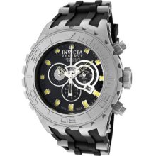 Invicta Mens Specialty Subaqua Chronograph Black Dial Gray Strap Watch 0801