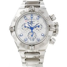 Invicta Men's Specialty Subaqua Chronograph Retrograde Stainless Steel Case and Bracelet Silver Dial Diver 11873