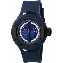 Invicta Men's Stainless Steel Case Quartz S1 Rally Blue Tone Dial Rubber Strap Date Display 11999