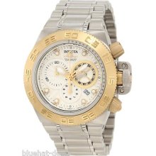 Invicta Men's Subaqua/noma Iv Chronograph Silver Textured Dial Stainless Steel