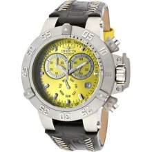 Invicta Watches Women's Subaqua/Noma III Chronograph Yellow Dial Black