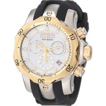 Invicta Womens Reserve Subaqua Venom Two Tone White Dial Chronograph Watch 0954