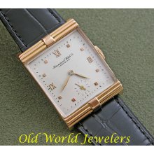 IWC 18k rose gold rectangular