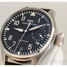 Iwc Big Pilot 5004-01 Ss Men's Watch 46 Mm Perfect Condition