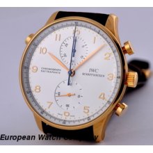 IWC Portuguese Chronograph Rattapante 18K RG